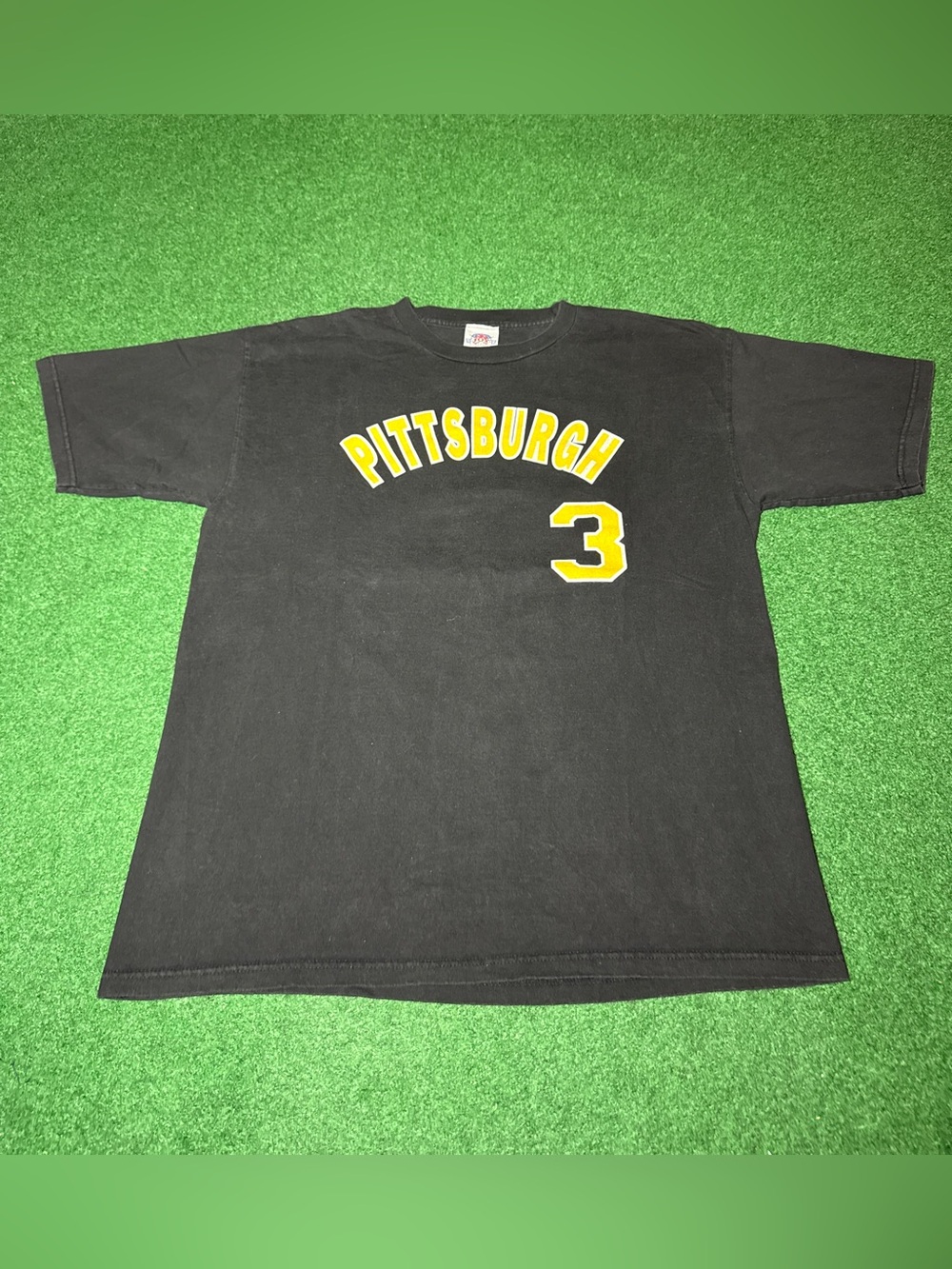 Jay Bell Vintage T Shirt Pirates Baseball #3 90s XL Pittsburgh Retro MLB